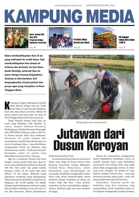 Contoh koran kampung media by fairuz - Issuu