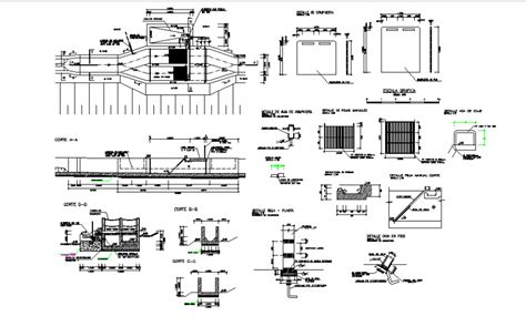 Small dam construction and structure drawing in dwg file. - Cadbull