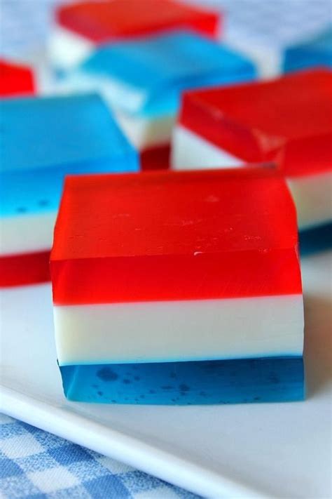 Red White and Blue Finger Jello - Recipe Girl