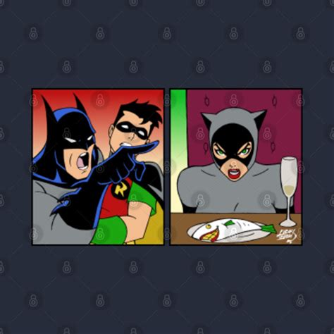 Batman Yelling at Catwoman Meme - Batman - Pin | TeePublic