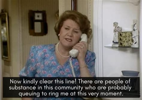 The Top 20 Hyacinth Bucket Quotes from Keeping Up Appearances - I Heart British TV | Keeping up ...