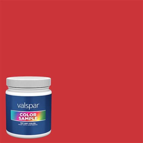 Valspar Red Bliss 1010-1 Paint Sample (Half-pint) at Lowes.com