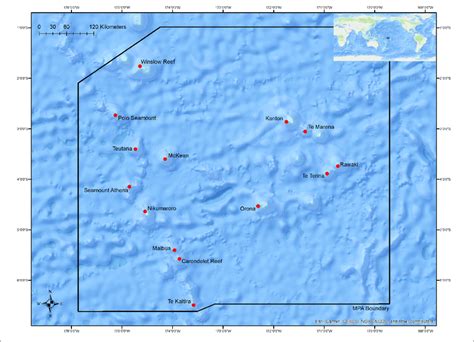 | Overview of the boundaries of the Phoenix Islands Protected Area with ...