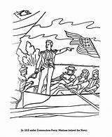 Revolutionary War Soldier coloring Page sketch template