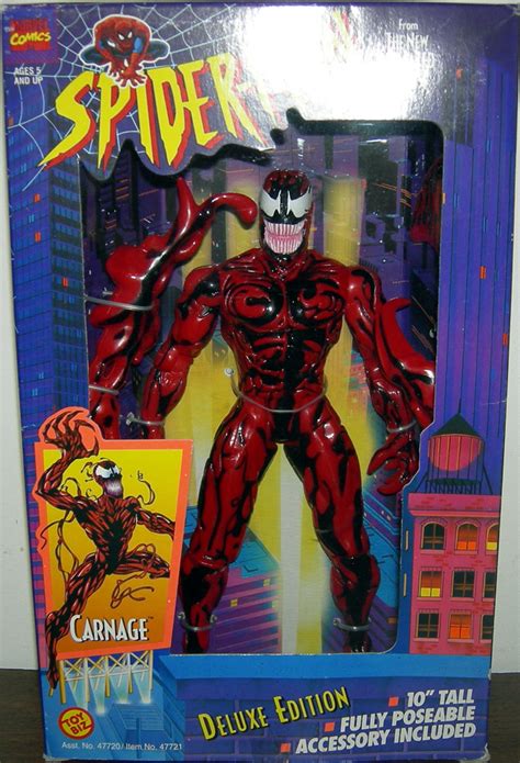 Carnage Figure 10 Inch Spider-Man Animated Toy Biz