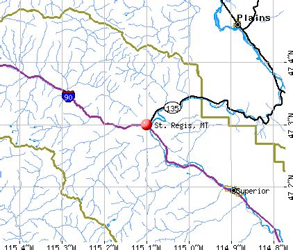 St. Regis, Montana (MT 59866) profile: population, maps, real estate, averages, homes ...