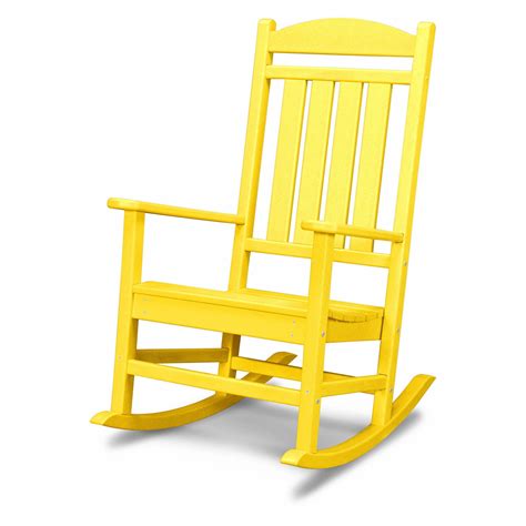 POLYWOOD® Presidential Recycled Plastic Rocking Chair - Walmart.com ...