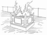 Tabernacle Coloring Pages For Kids Sketch Page sketch template