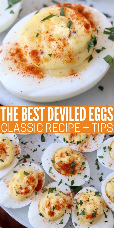 Classic Deviled Eggs Recipe - WhitneyBond.com