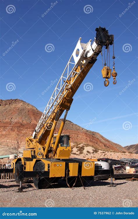 Mobile Construction Crane stock photo. Image of construction - 7537962