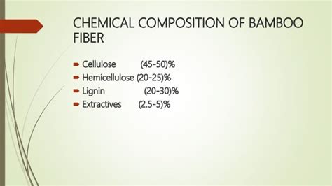 Bamboo fiber