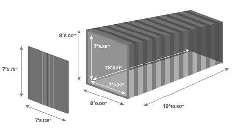 20 Foot Container Dimensions - IMAGESEE