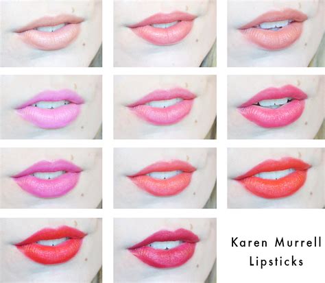 LOVELY ROSE PETAL: Karen Murrell Lipstick Swatches