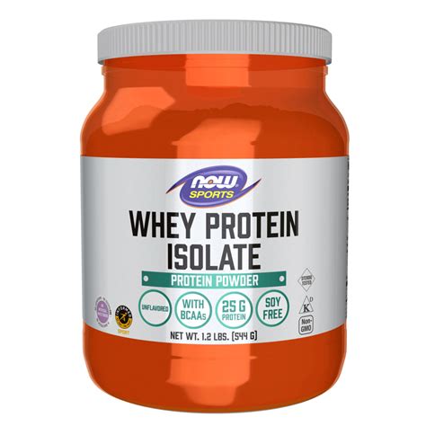 Whey Protein Isolate Unflavoured - Now Foods Canada