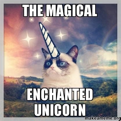 the magical enchanted unicorn - | Make a Meme