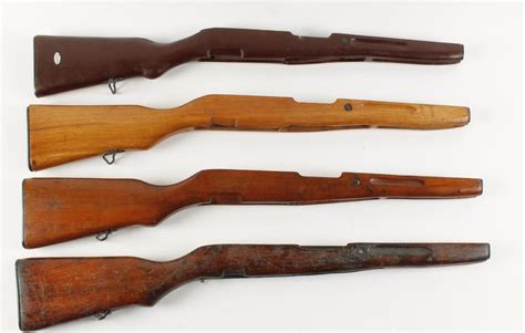 Lot of 8 Wooden SKS Stocks