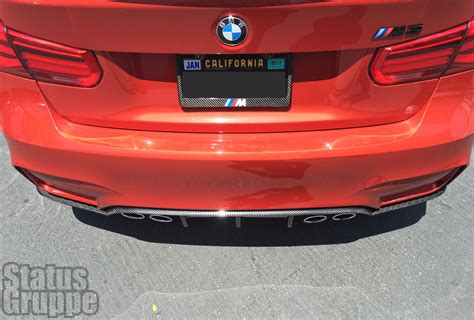 Bmw F10 M4 Style Bumper / M4 style carbon fiber rear bumper spoiler for ...