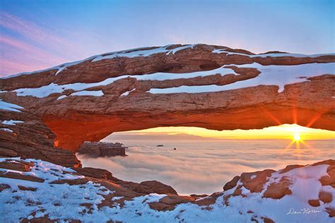 Mesa Arch and Winter Inversion Photograph by Dan Norris - Fine Art America