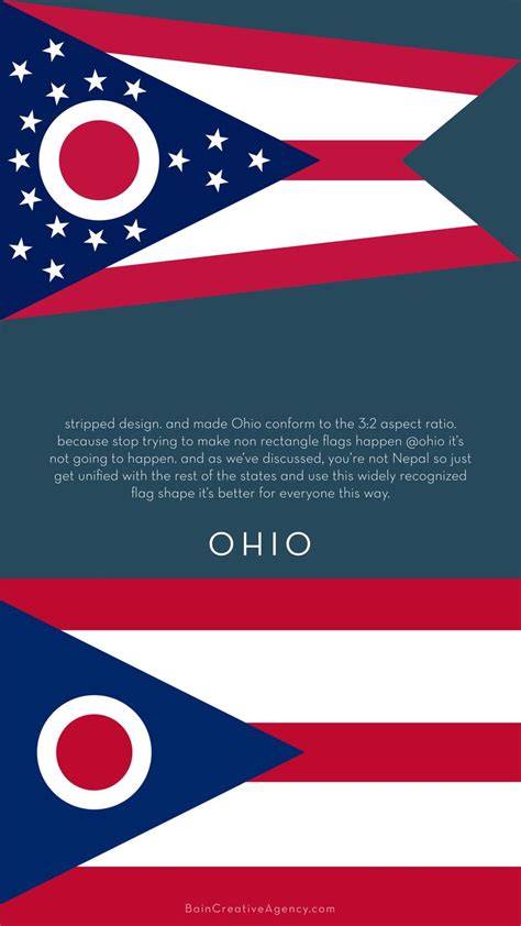 Ohio Flag Redesign | Ohio flag, Ohio, Flag