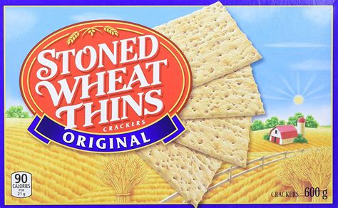 Christie Stoned Wheat Thins Original Crackers, 600g/21.2 oz., From Canada