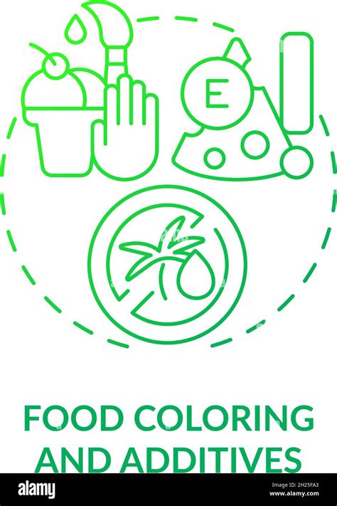 Food coloring and additives concept icon Stock Vector Image & Art - Alamy