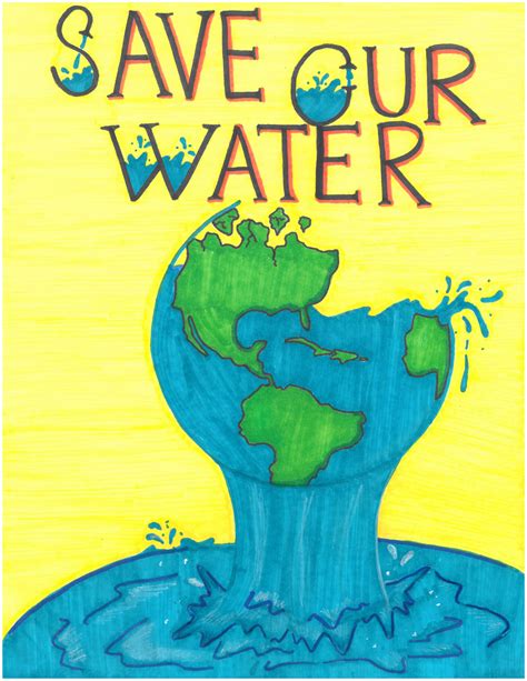 Poster Making Ideas Save Water