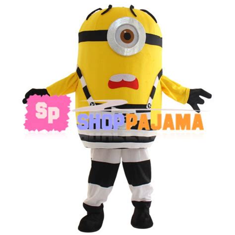 Cartoon One Eye Despicable Me Minion Mascot Costume