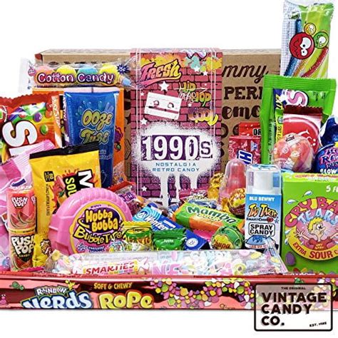 VINTAGE CANDY CO. 1990s RETRO CANDY GIFT BOX - 90s Nostalgia Candies ...