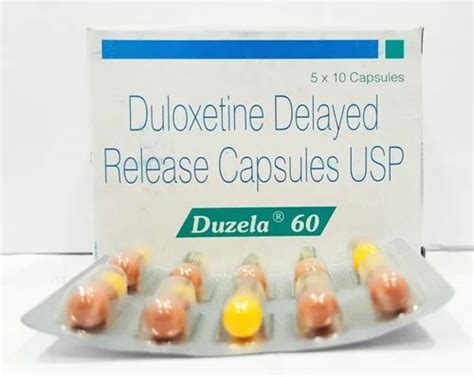 Duloxetine Hydrochloride Delayed Release Capsules at Rs 170/stripe in ...