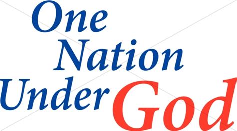 One Nation Under God | Independence Day Word Art