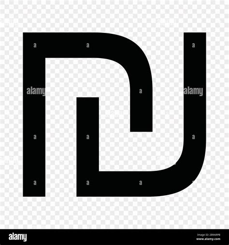 Israel shekel currency sign Stock Vector Images - Alamy