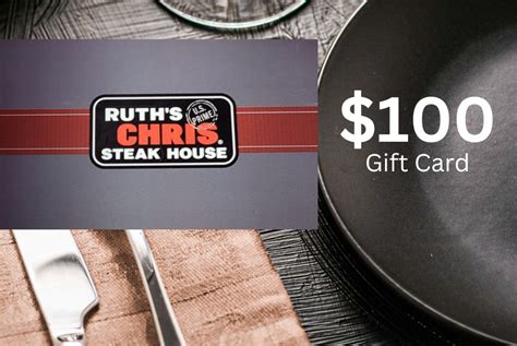 $100 Ruth's Chris Steak House Gift Card | thecatsmeow0 ...