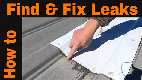 How To Find And Fix Leaks On A Metal Roof - Bergstrom Industries