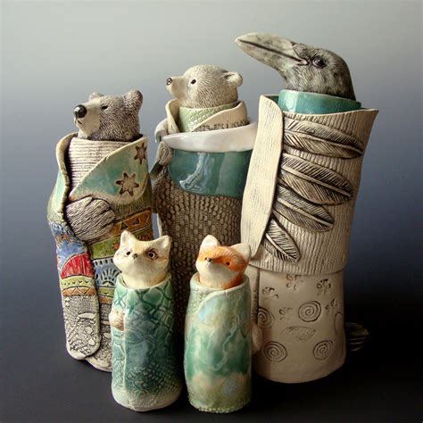 Animal Spirit Guide Sculptures - Browse Member Galleries - Ceramic Arts Daily Community