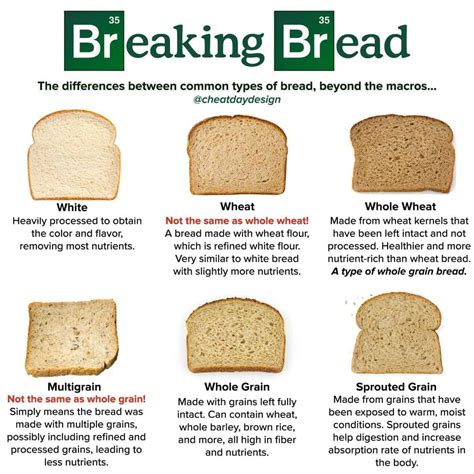 Understanding Different Kinds of Bread | Cheat Day Design