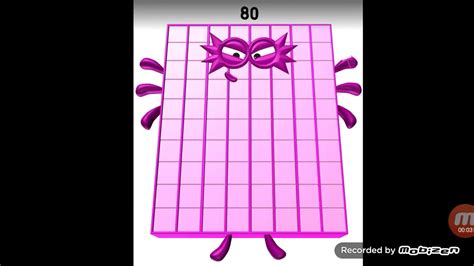 Numberblocks 80 (Eighty) - YouTube