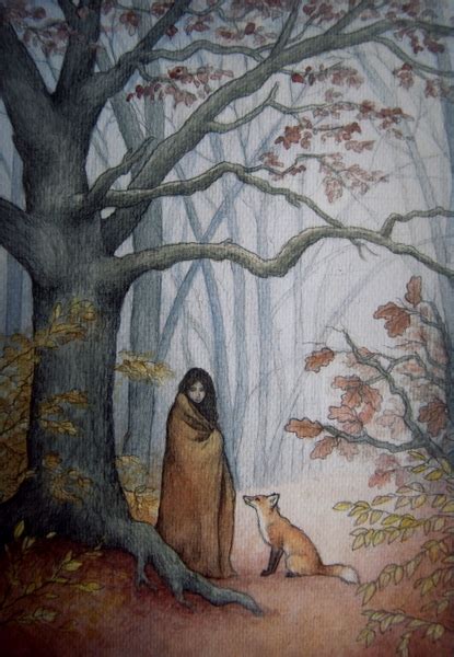 girl in the woods by moussee on DeviantArt