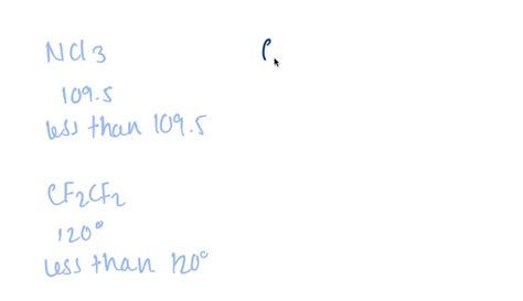 SOLVED:For each of the following molecules, state the bond angle (or bond angles, as appropriate ...