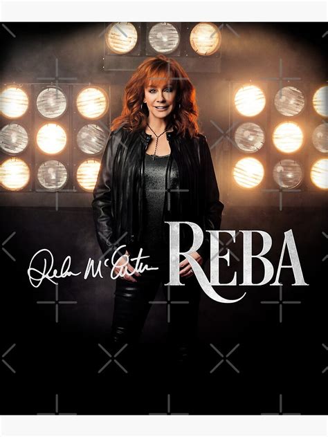 "Reba 90s Vintage With Signature" Poster by MatteoKramer | Redbubble