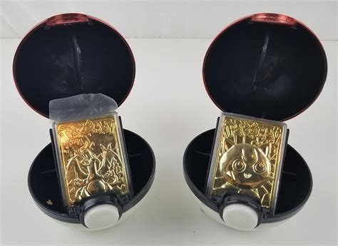 Burger King Jr. Meal Toys 1999 – Pokemon 23k Gold Plated Cards – Kids Time