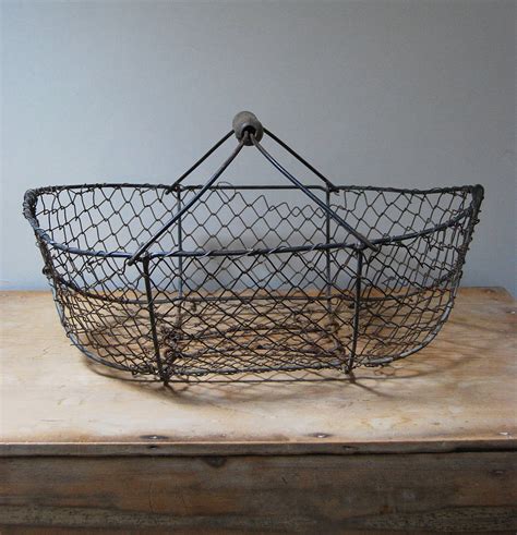 vintage wire basket by homestead store | notonthehighstreet.com