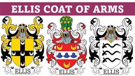 Ellis Coat of Arms & Family Crest - Symbols, Bearers, History - YouTube