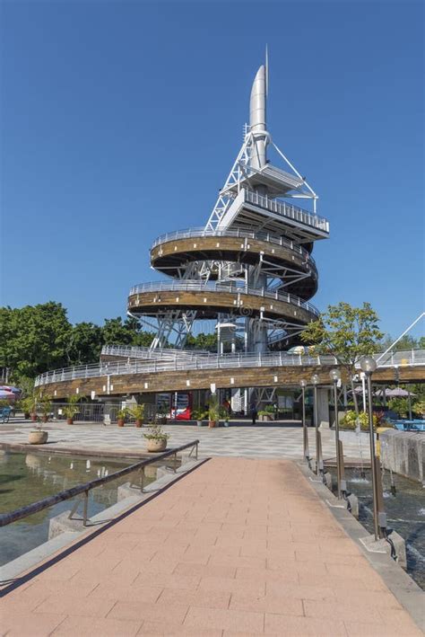 A Tai Po Waterfront Park In Hong Kong Stock Image - Image of pavement ...