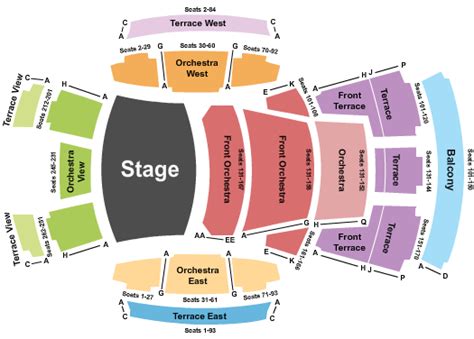 Walt Disney Concert Hall Seating Chart - Los Angeles