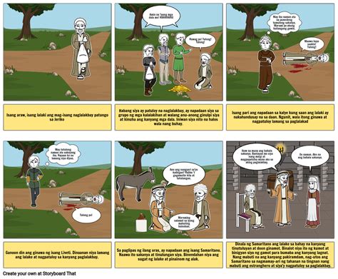 Ang Mabuting Samaritano Storyboard by ea4e43a8