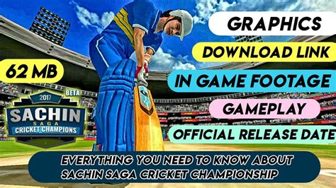 Sachin Saga cricket championship | Android Gameplay | Free Download | - YouTube