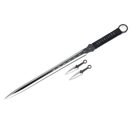 Ninja Sword with Set of 2 Kunai Throwers For Sale | All Ninja Gear ...