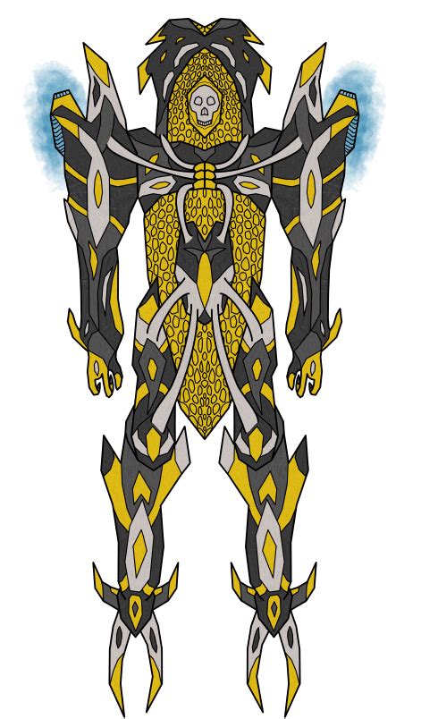 My necramech concept art, Rimesong, and its(?) exalted claws ...