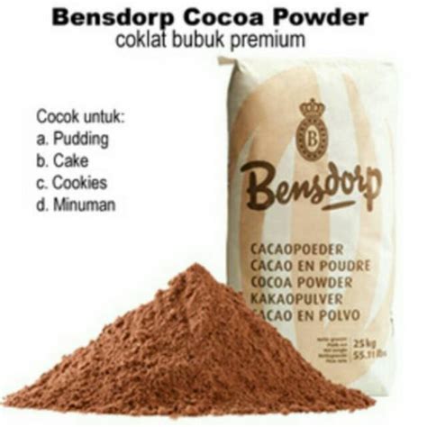 Jual Coklat Bubuk Cocoa Powder Halal Impor Belgia merk Bensdrop 500 gr di Lapak Gizan Shop ...