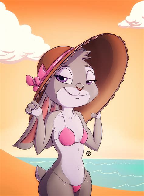 Zootopia - Judy on the beach by Nekr0ns on DeviantArt